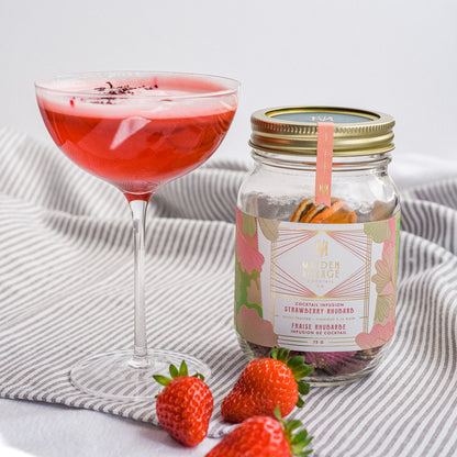 Strawberry Rhubarb Cocktail Infusion Kit