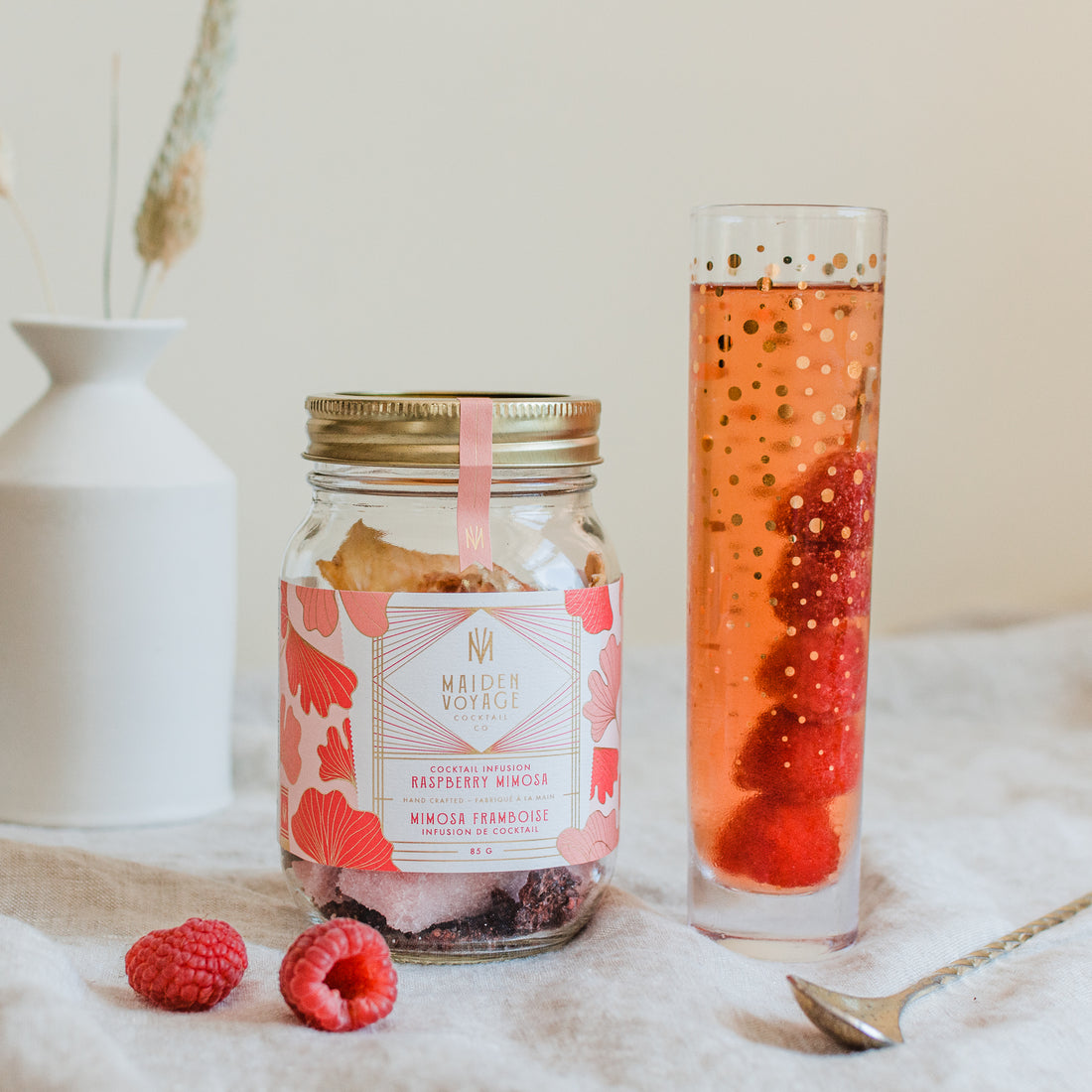 Raspberry Mimosa Cocktail Infusion Kit