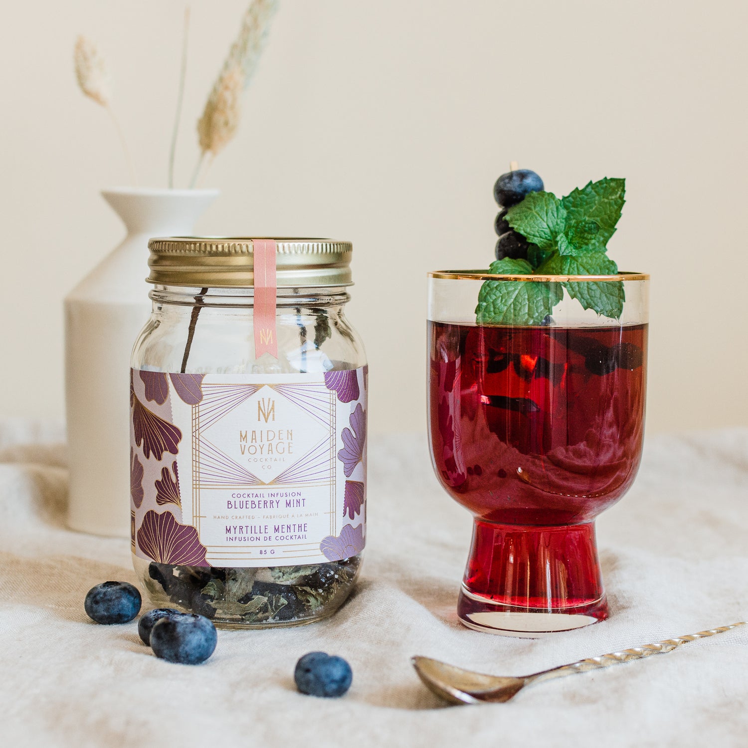 Blueberry Mint Cocktail Infusion Kit