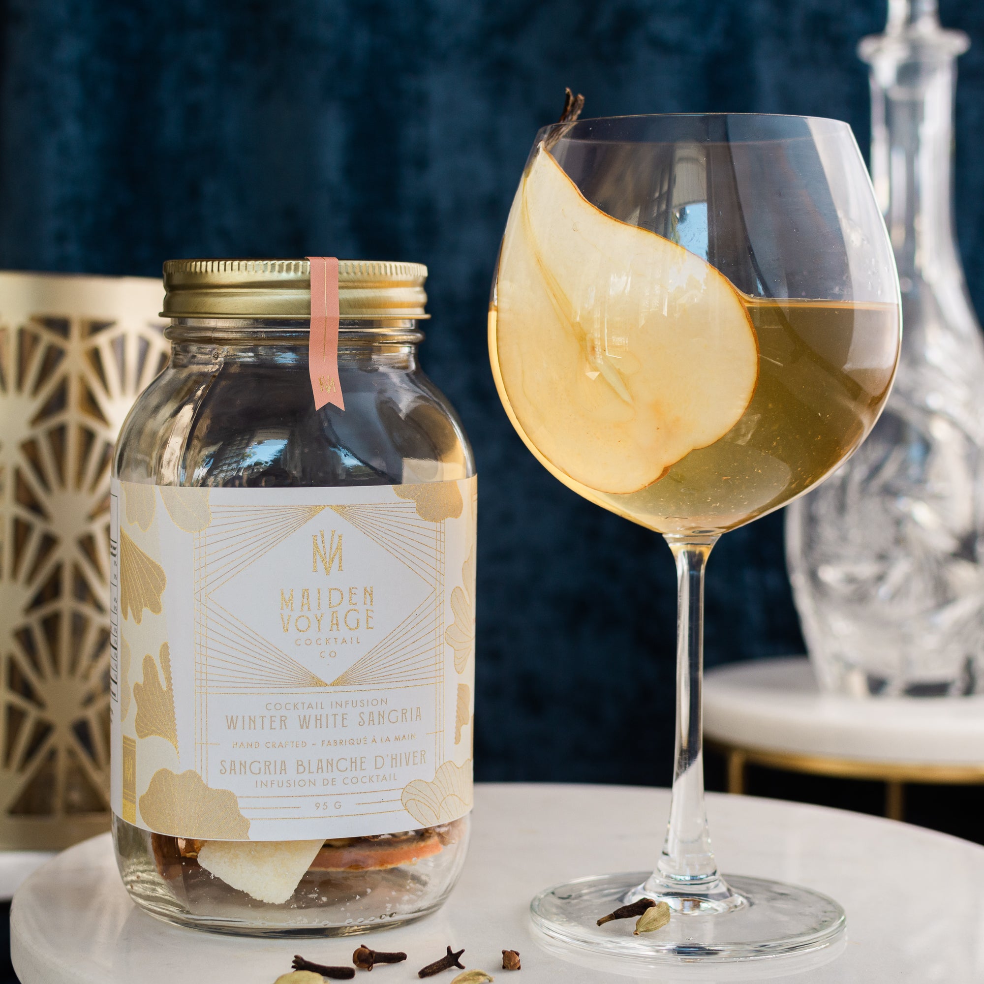 Winter White Sangria Cocktail Infusion Kit